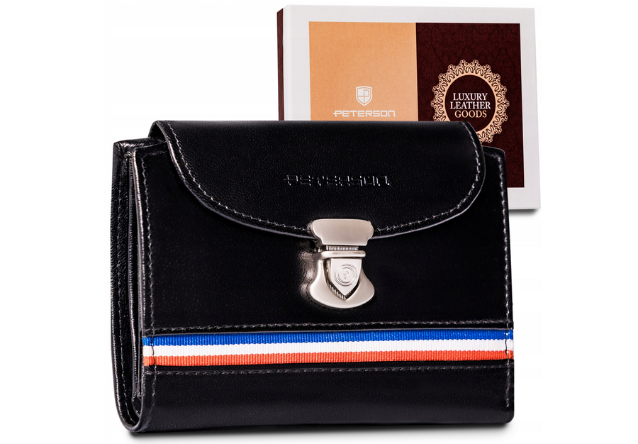 Dámska kožená peňaženka s RFID systémom — Peterson