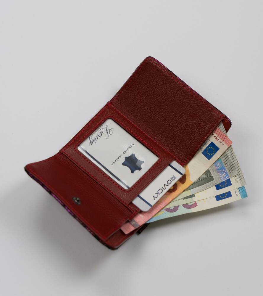 Dámska kožená peňaženka 55287-MD Purple