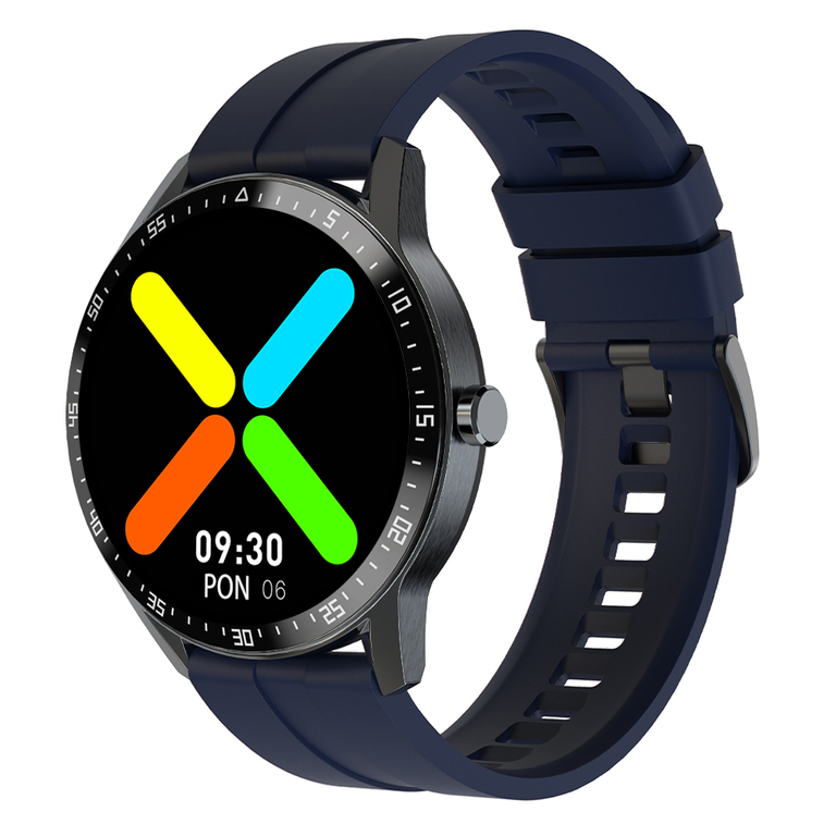 SMARTWATCH pánske G. Rossi SW018-5 black/blue (sg012e) vlastné ciferníky