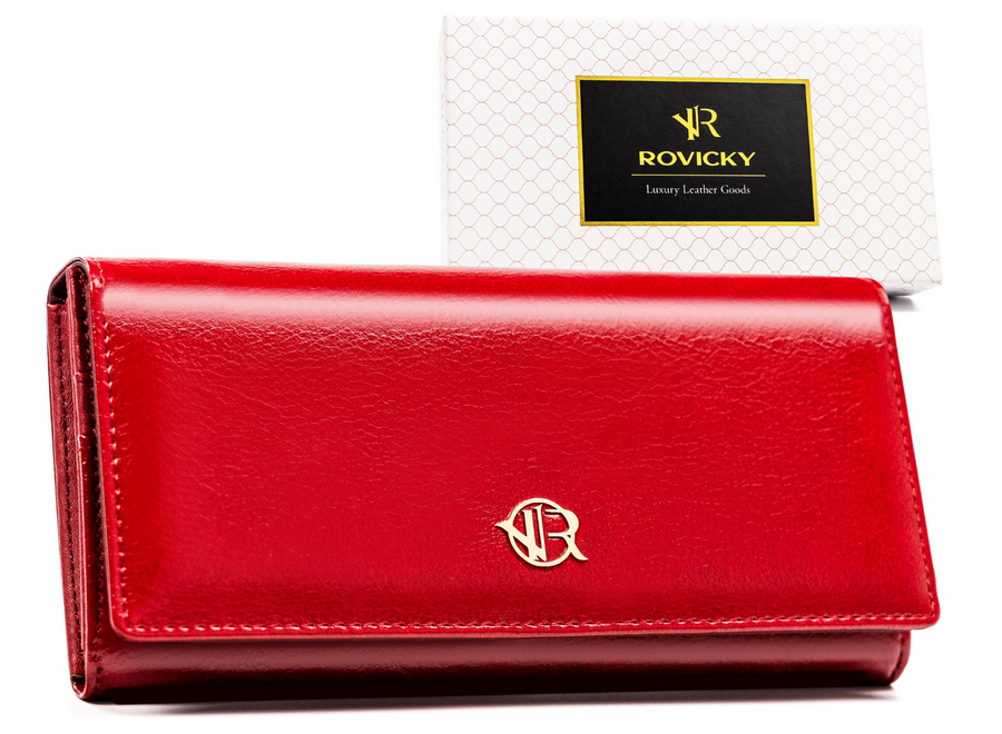 E-shop Dámska peňaženka koža + PU RPX-27A-ML RED