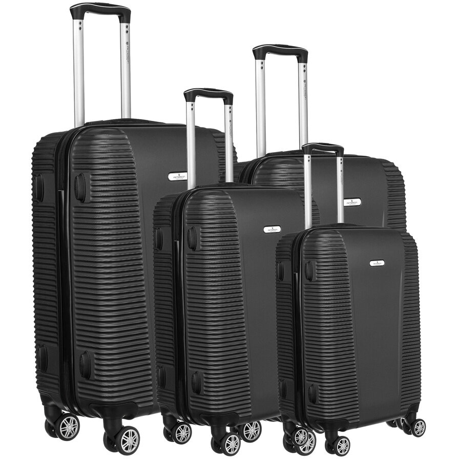 Sada štyroch pevných cestovných kufrov - Peterson PTN 236-SET4-8446 GR