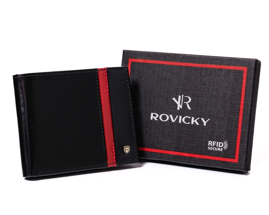 E-shop Pánska peňaženka N01-RVTP-3012 Black-Red