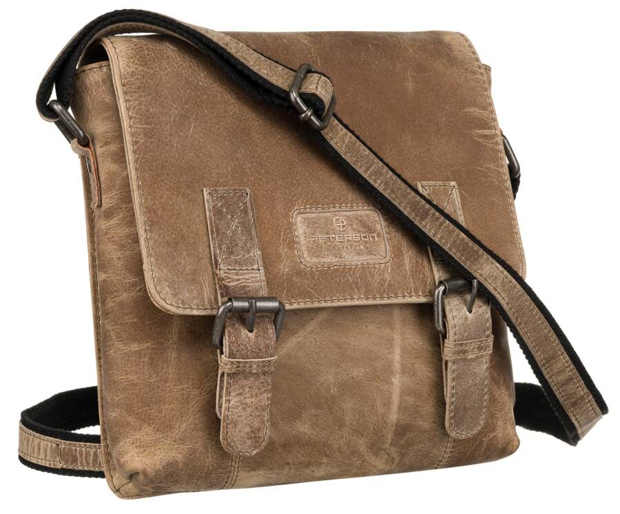 E-shop Klasická pánska messenger taška z prírodnej kože - Peterson