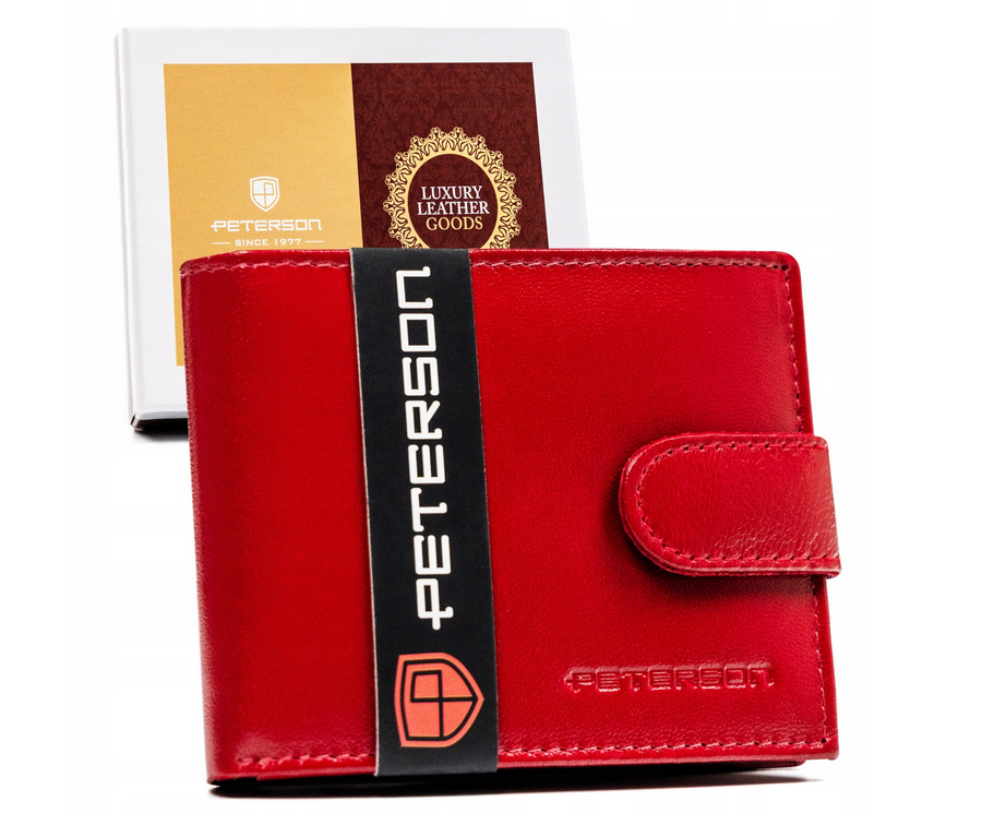 Dámska kožená peňaženka PTN RD-260-GCL RED