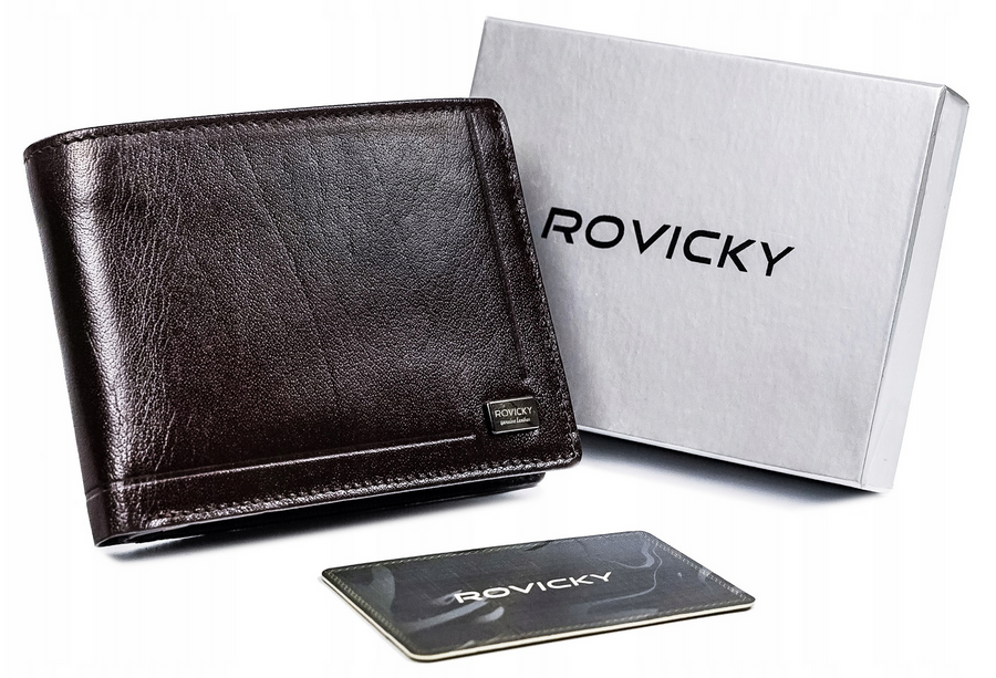 E-shop Kožená peňaženka ROVICKY PC-103-BAR RFID