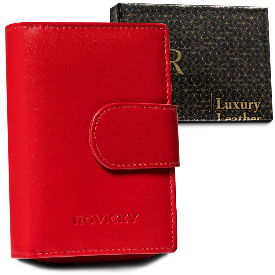 Dámska kožená peňaženka s RFID systémom Protect — Rovicky