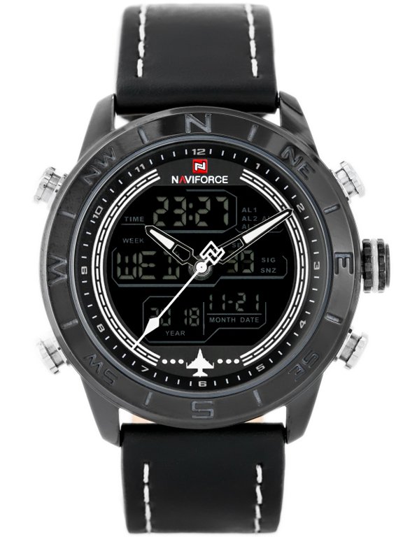 Pánske hodinky NAVIFORCE - NF9144 (zn077a) - black/white