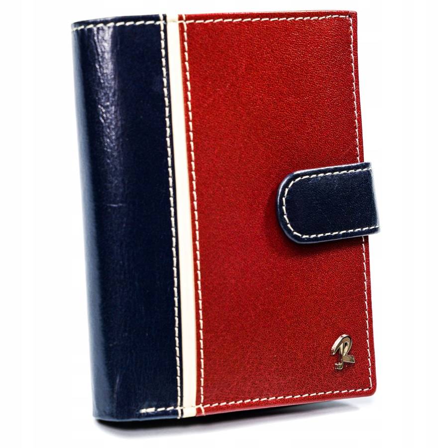 E-shop Pestrofarebná pánska vertikálna peňaženka so zapínaním, prírodná koža RFID - Rovicky