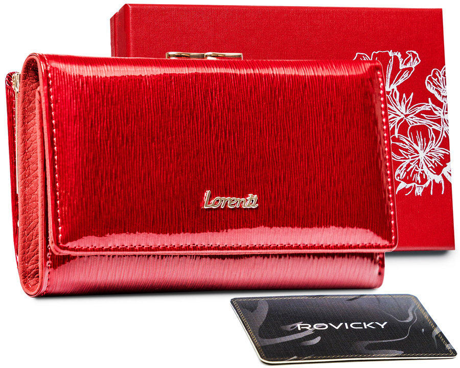 Kompaktná kožená peňaženka s vonkajšou peňaženkou na mince— Lorenti