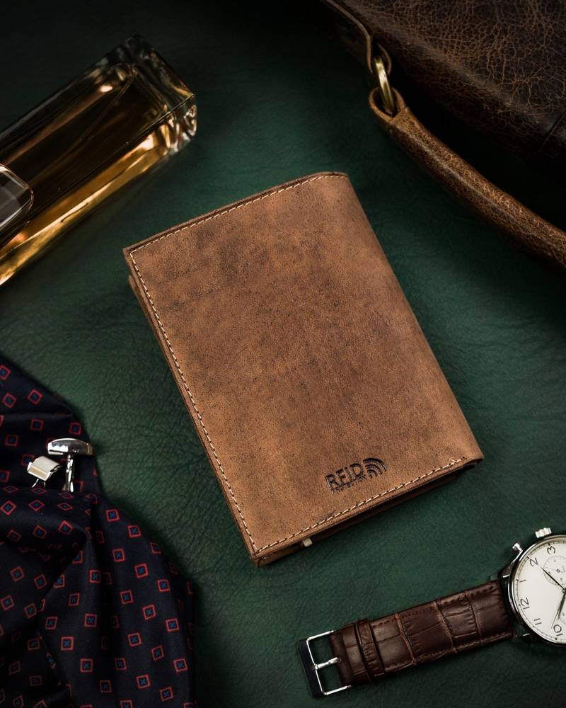 Pánska kožená peňaženka s vlasteneckým motívom - Peterson
