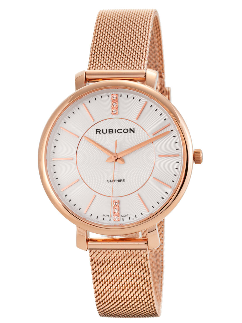 Dámske hodinky RUBICON RNBE51 - SZAFIROWE SZKŁO (zr617g)