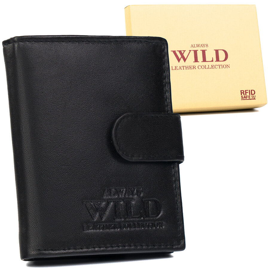 E-shop Elegantná, kožená pánska peňaženka so zapínaním - Always Wild