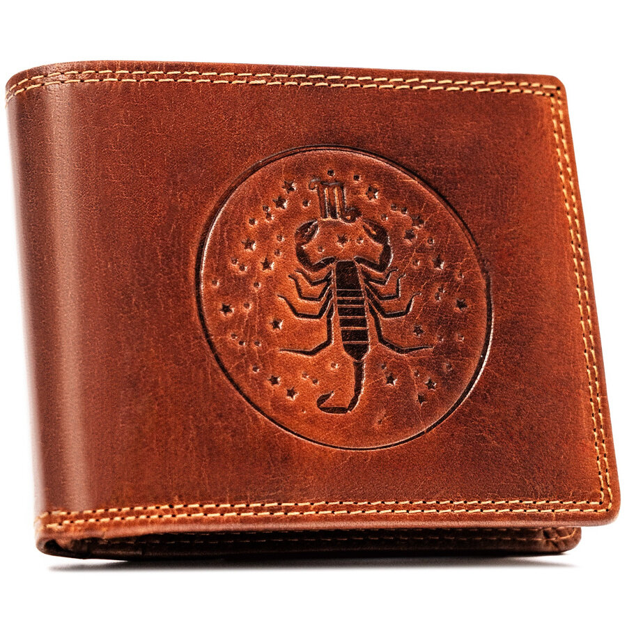 Pánska peňaženka so znamením zverokruhu Škorpión