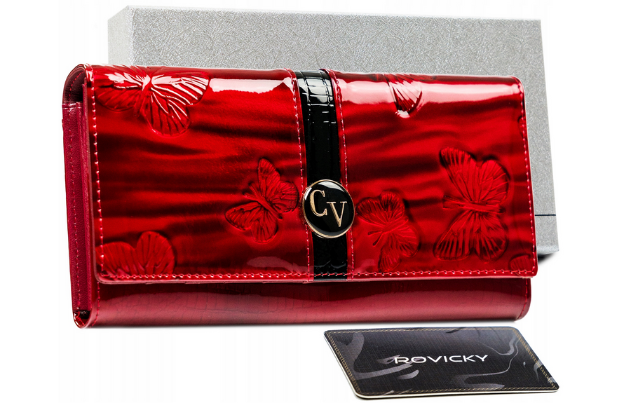 E-shop Dámska kožená peňaženka s ozdobným remienkom - 4U Cavaldi