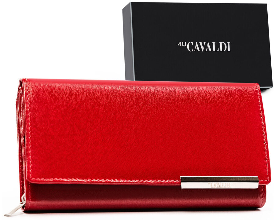 Elegantná, kožená dámska peňaženka— 4U Cavaldi