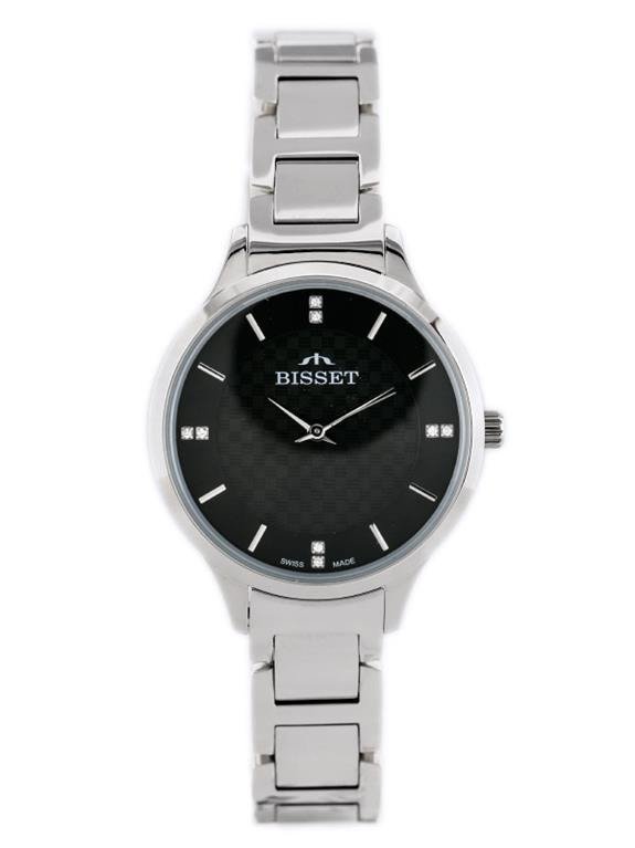 E-shop Dámske hodinky BISSET BSBE45 - silver/black (zb551b)
