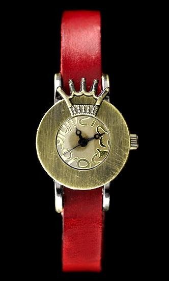 Dámske hodinky  TAYMA - RETRO PUNK 28 -červené (zx585a)