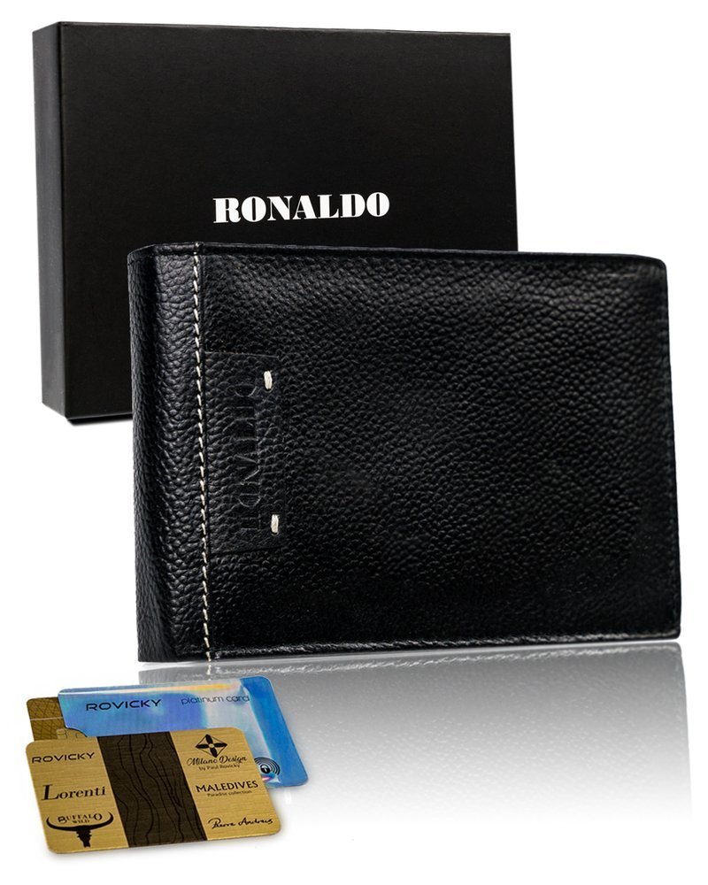 E-shop Pánska veľká kožená peňaženka horizontálna - Ronaldo