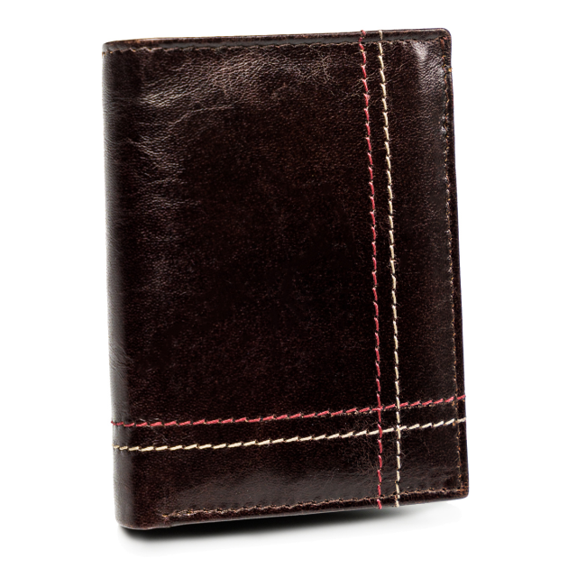 Klasická vertikálna peňaženka z prírodnej kože - Always Wild®