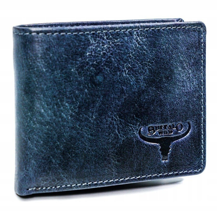E-shop Buffalo Wild RFID malá pánska peňaženka so zapínaním na cvok