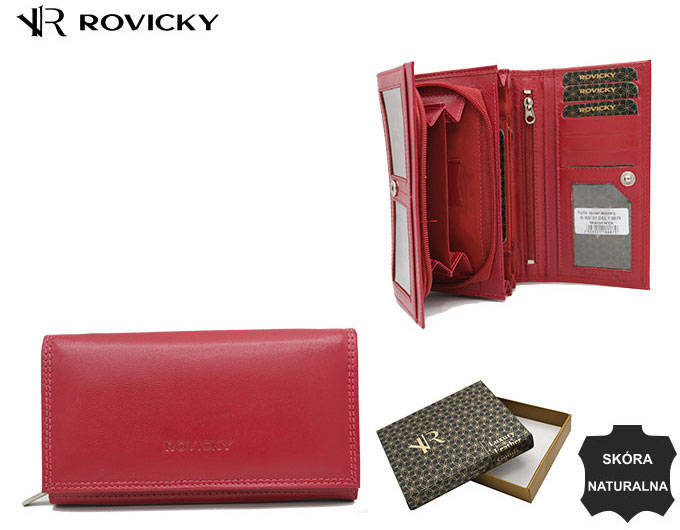 E-shop Kožená dámska peňaženka — Rovicky