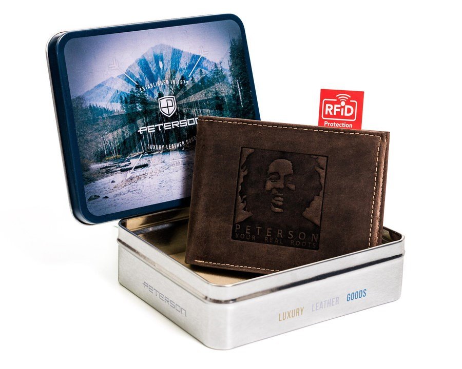 Pánska peňaženka s vyrazeným obrázkom Bob Marley - Peterson