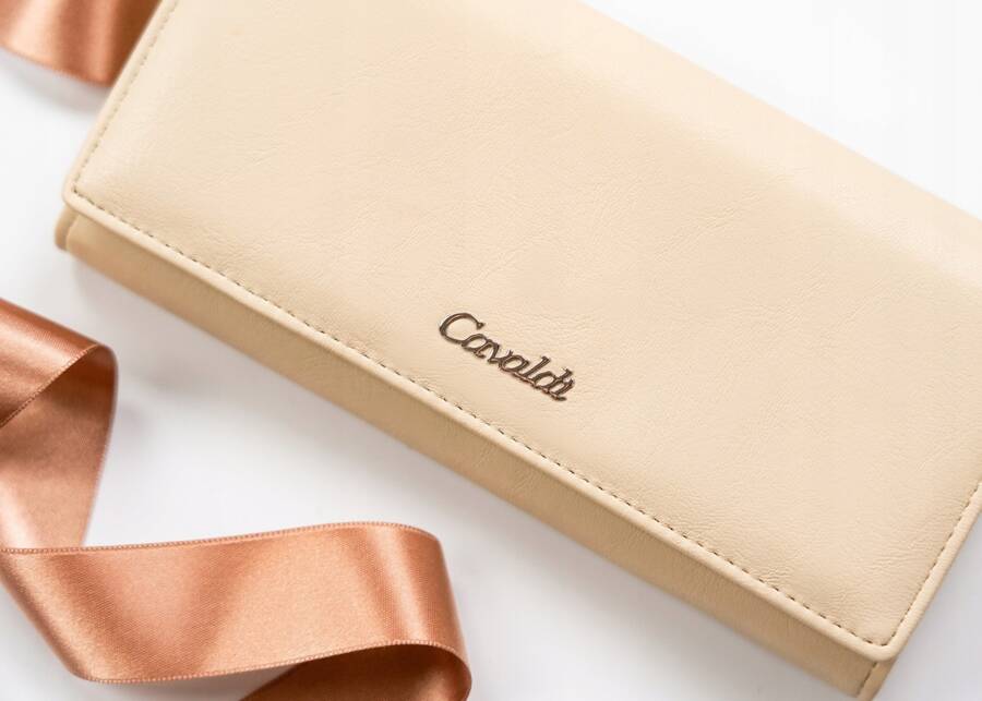 Elegantná veľká dámska peňaženka vyrobená z ekologickej kože- 4U Cavaldi