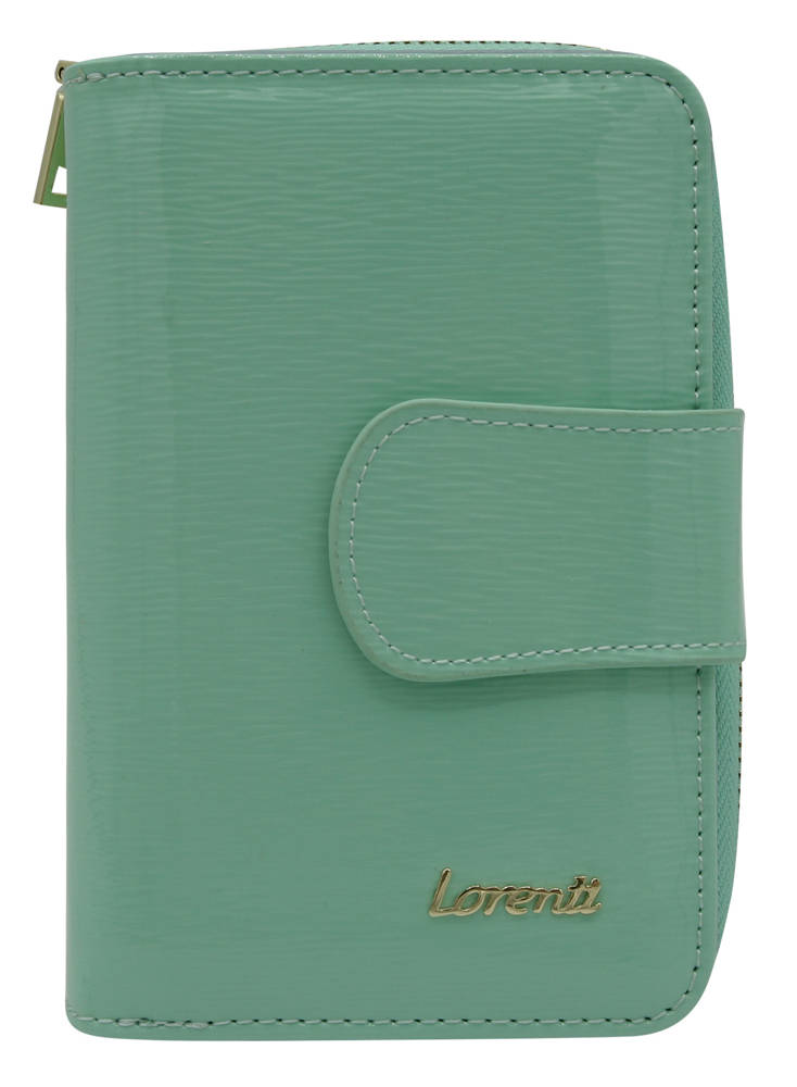 E-shop Lakovaná dámska peňaženka so zapínaním na patentku — Lorenti