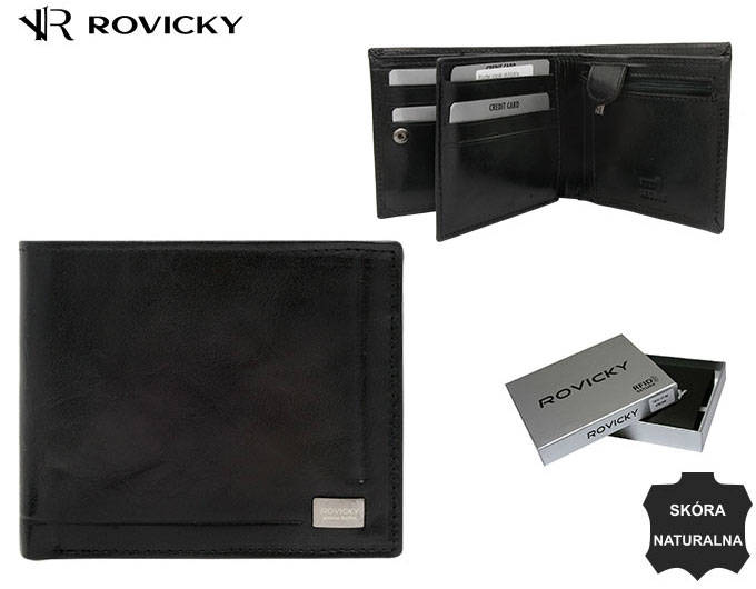 E-shop Kožená peňaženka PC-107-BAR-2519 Blac
