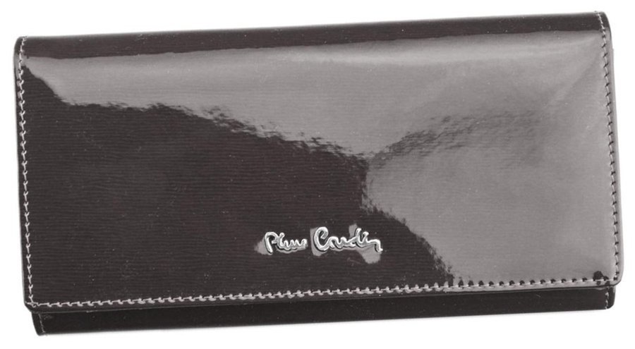 Lakovaná dámska peňaženka vyrobená z prírodnej kože — Pierre Cardin
