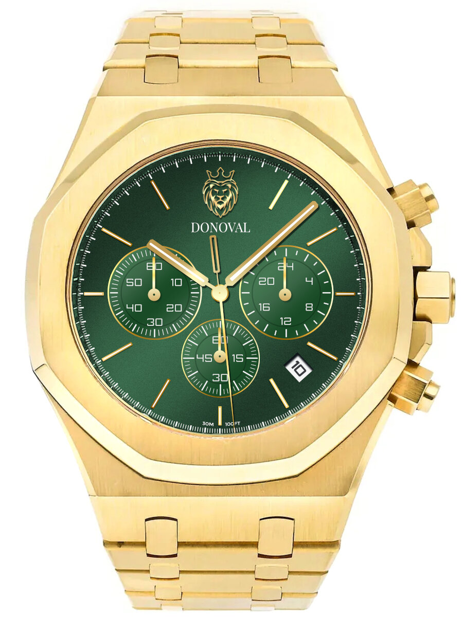 Pánske hodinky DONOVAL WATCHES OTTO DL0011 - CHRONOGRAF + BOX (zdo003a)