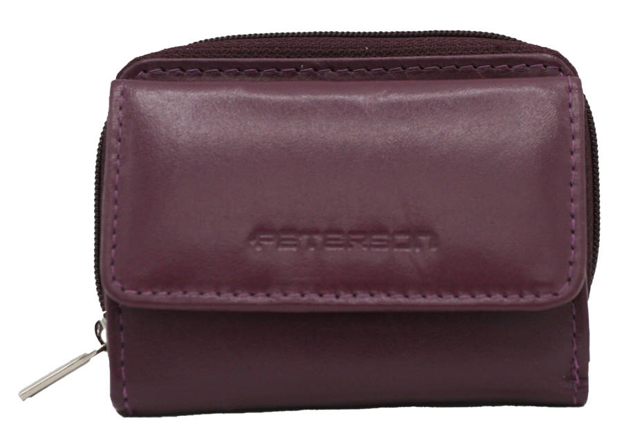 E-shop Dámska kožená peňaženka PTN RD-210-MCL PURPLE