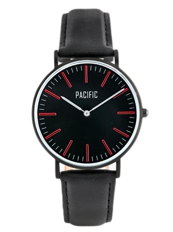 E-shop Dámske hodinky PACIFIC CLOSE (zy588b) - black/red