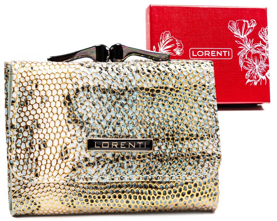 E-shop Dámska kožená kabelka s hadím vzorom— Lorenti