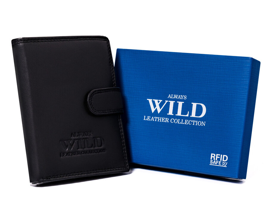 E-shop Veľká, vertikálna pánska kožená peňaženka - Always Wild