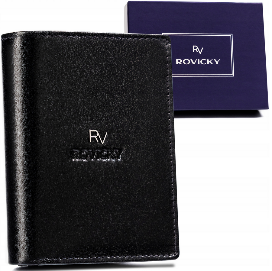 E-shop Pánska peňaženka z prírodnej kože s RFID systémom - Rovicky