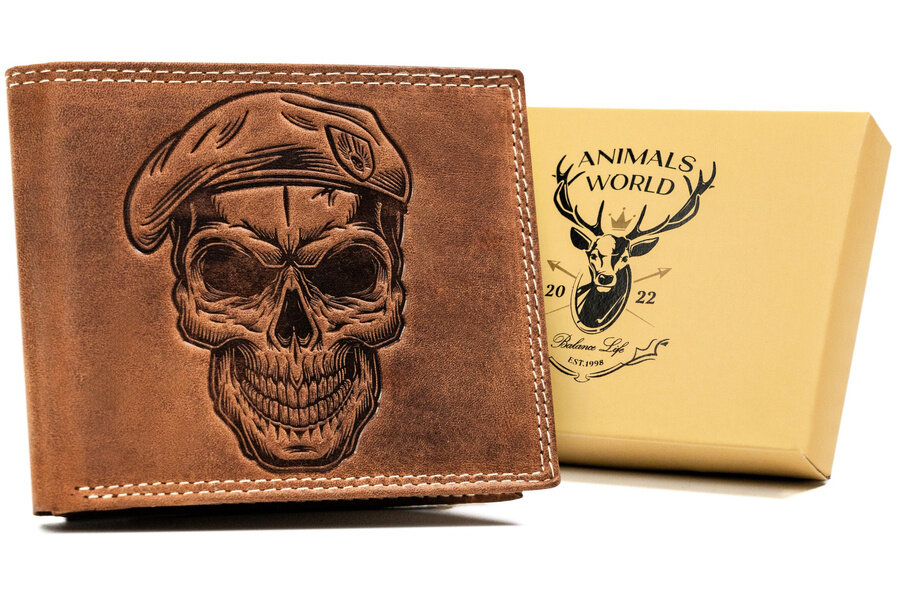 E-shop Pánska peňaženka z brúsenej kože Always Wild