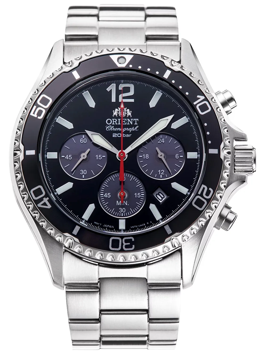 Orient Sports Solar Chronograph Pánske hodinky RA-TX0202B10B + BOX