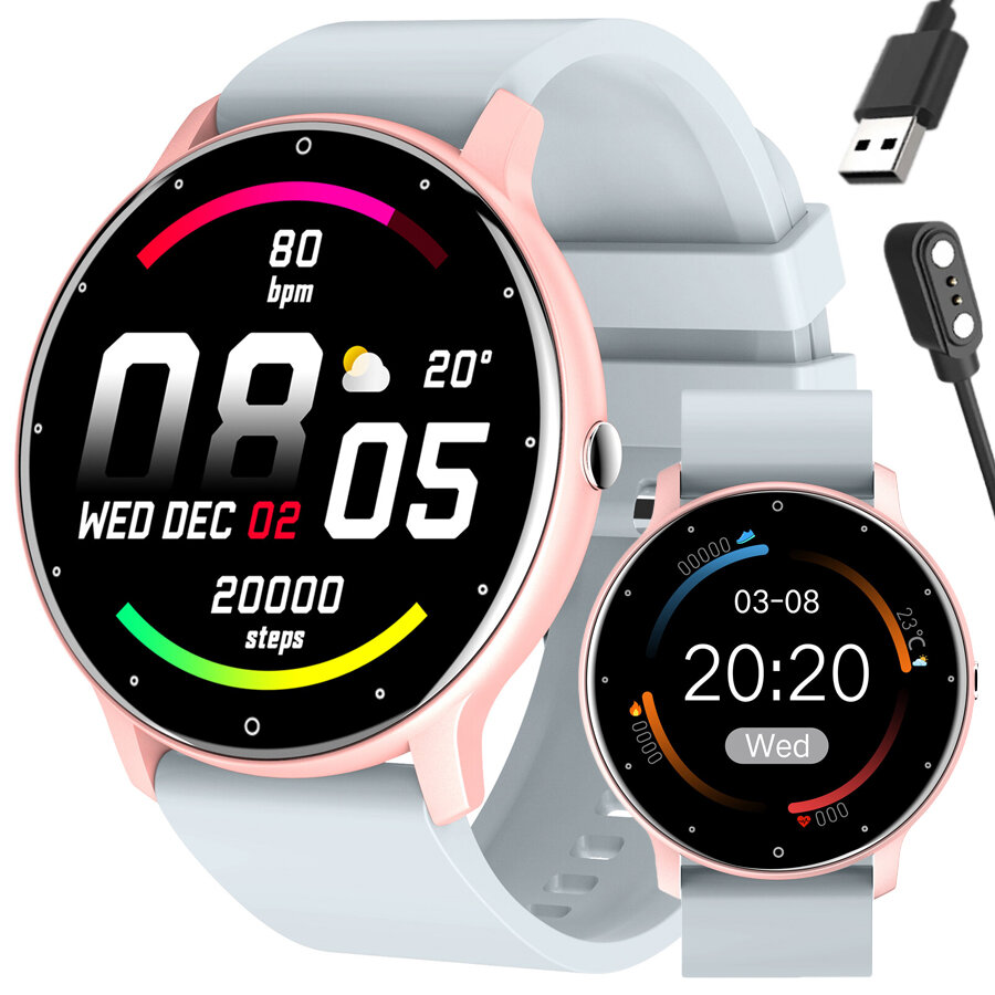 SMARTWATCH UNISEX GRAVITY GT1-8 - meranie tepu, vlastné ciferníky (sg015h)