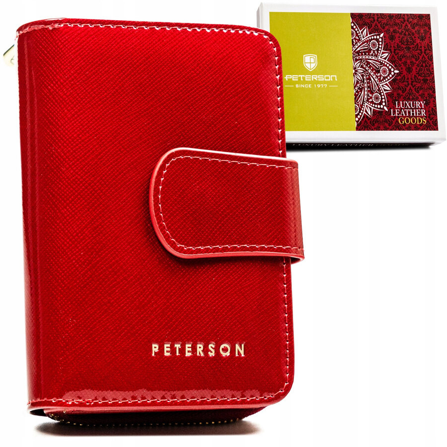 Dámska kožená peňaženka vo vertikálnej orientácii - Peterson