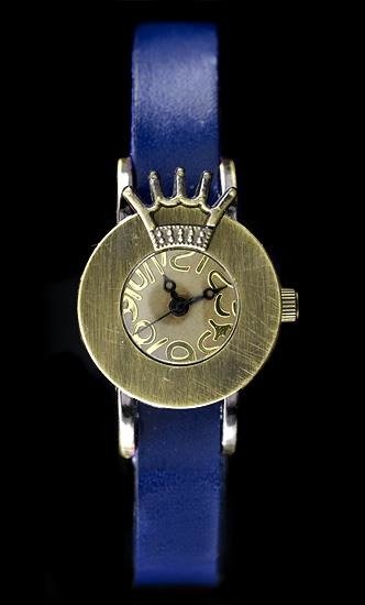 Dámske hodinky  TAYMA - RETRO PUNK 28 - modré (zx585c)