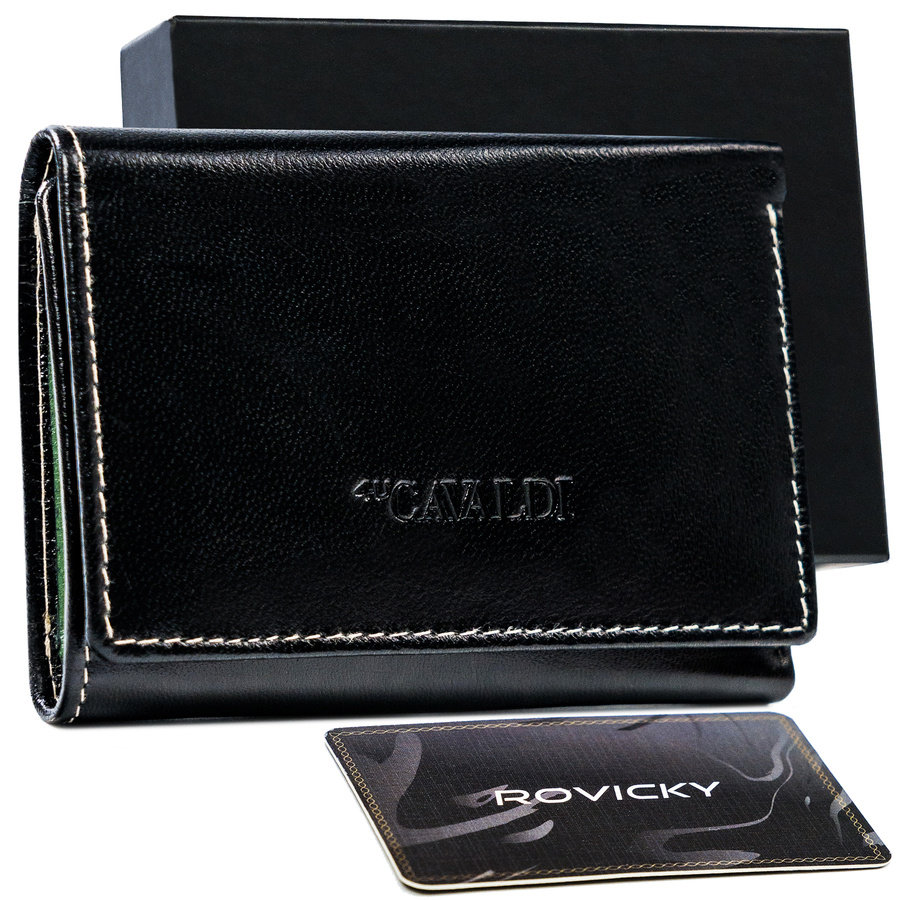 E-shop Dámska peňaženka vyrobená z prírodnej kože, RFID — Cavaldi
