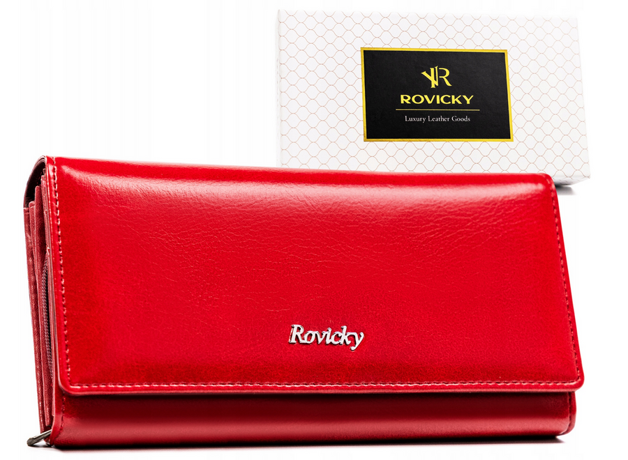 E-shop Dámska peňaženka koža + PU RPX-20-ML RED