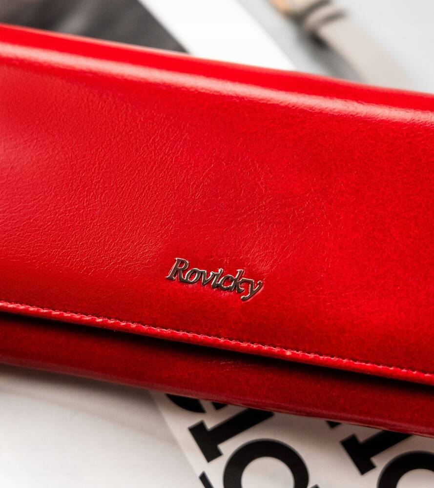 Dámska peňaženka koža + PU RPX-20-ML RED