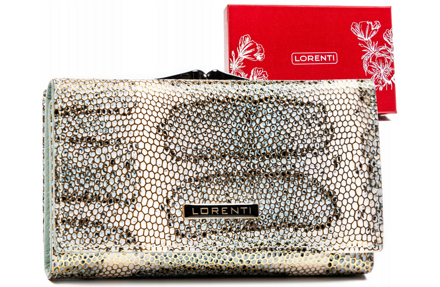 E-shop Dámska kožená peňaženka s háčikom a zapínaním — Lorenti