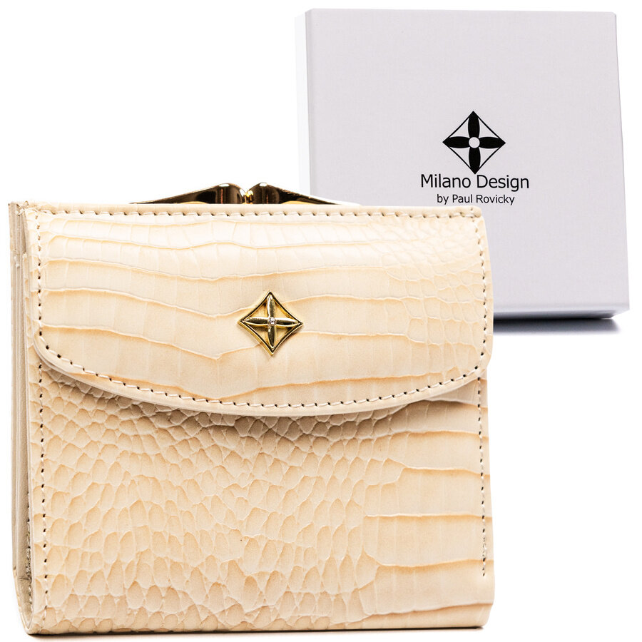 E-shop Malá dámska peňaženka s háčikom a patentkou — Milano Design
