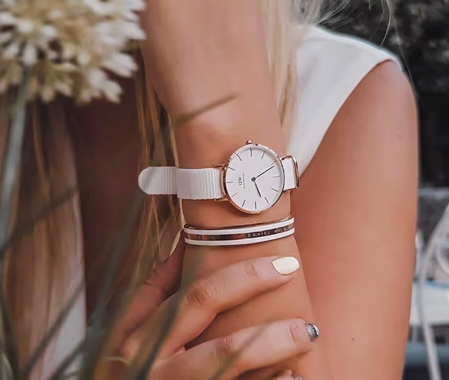 DÁMSKE HODINKY DANIEL WELLINGTON DW00100313 - Petite Dover Rose Gold 28mm + KRABIČKA