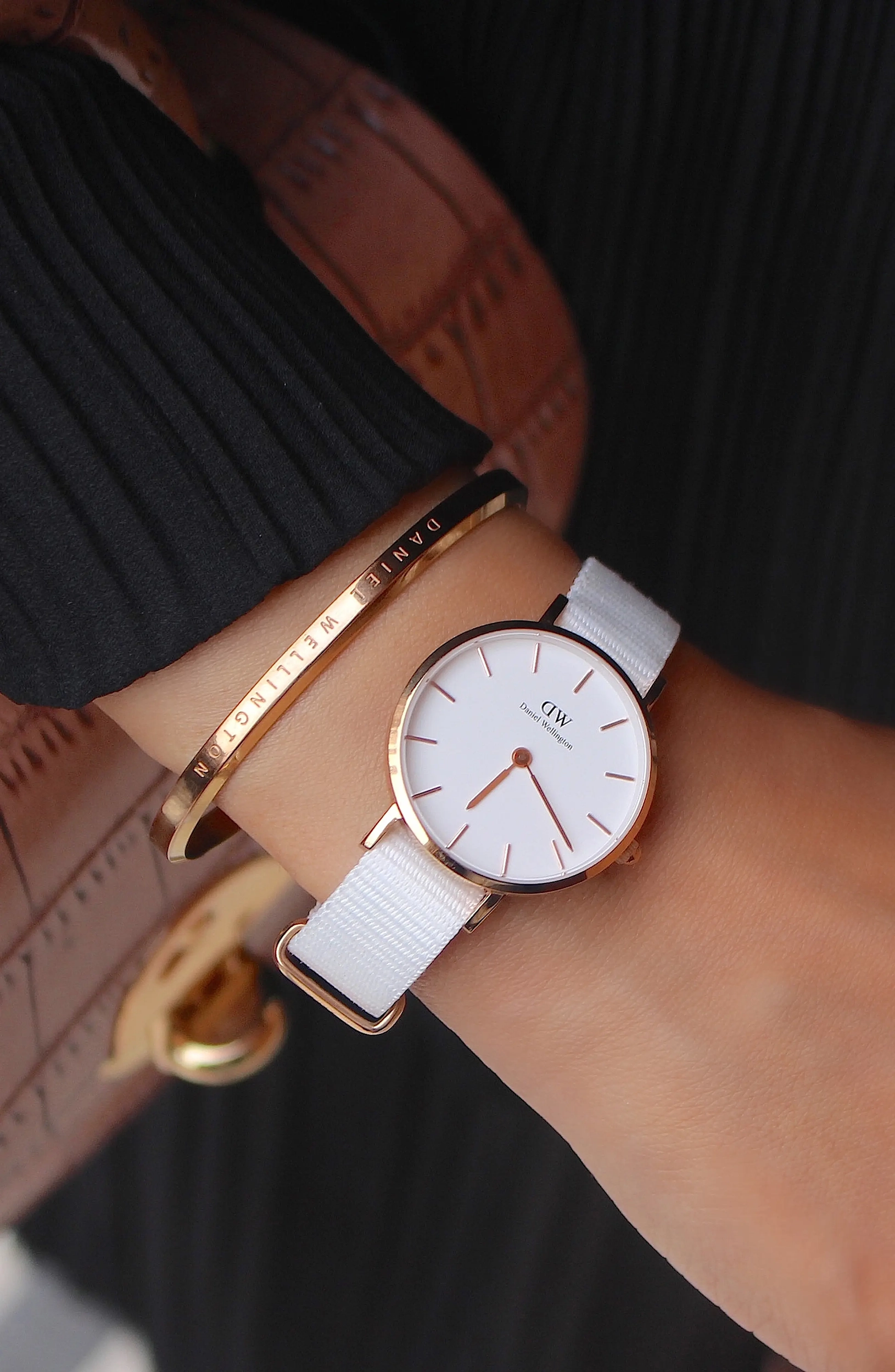 DÁMSKE HODINKY DANIEL WELLINGTON DW00100313 - Petite Dover Rose Gold 28mm + KRABIČKA