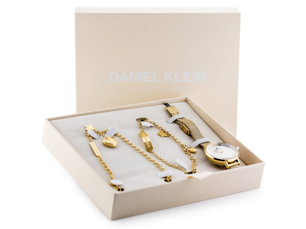 E-shop Dámske hodinky DANIEL KLEIN DK13022-3 darčekový set (zl515c)