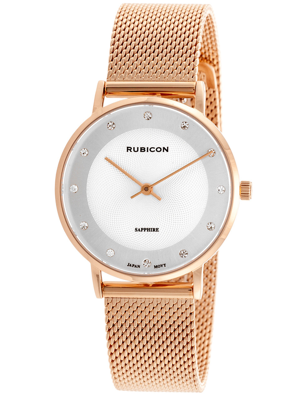 E-shop Dámske hodinky RUBICON RNBD88 - SZAFIROWE SZKŁO (zr583k)